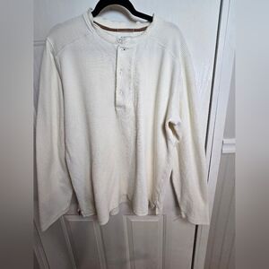 REI Co-op Waffle Knit Henley Long Sleeve Thermal Shirt XL